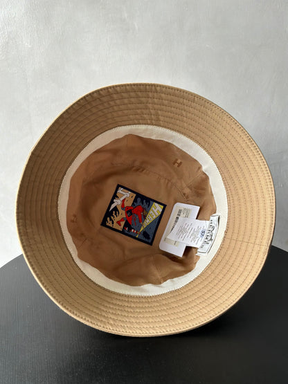 Hermes Button Logo Bucket Hat