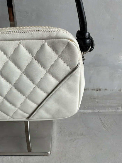 Chanel Ligne Cambon Snakeskin CC Pochette Bag