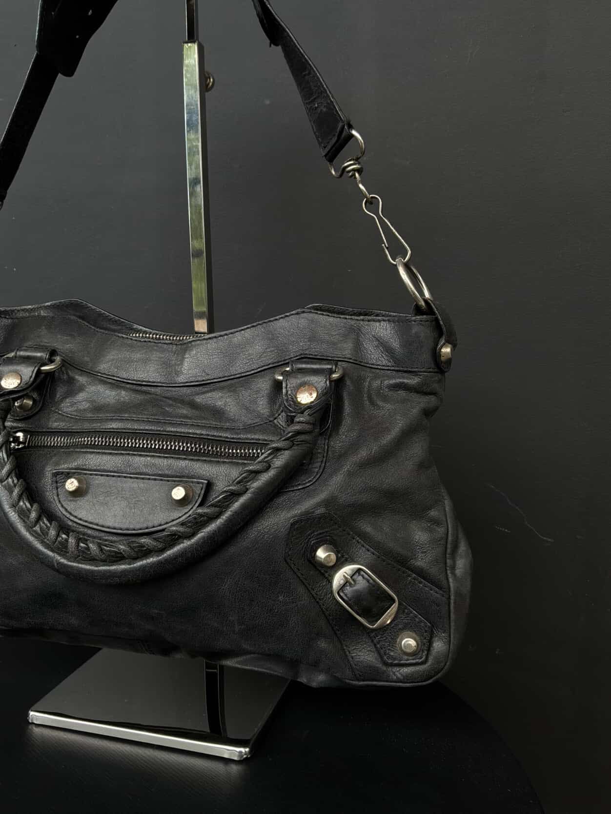 Balenciaga Lambskin Motorcycle First Bag