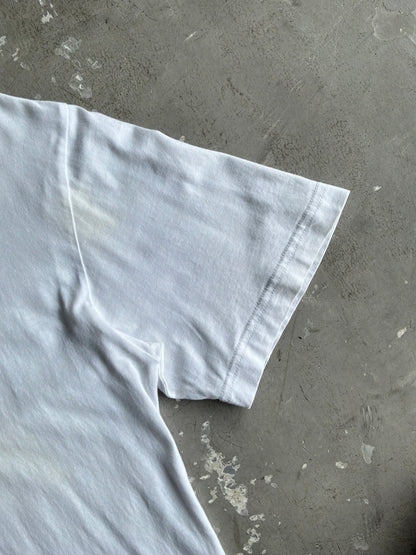 Balenciaga Mode Script White Tee