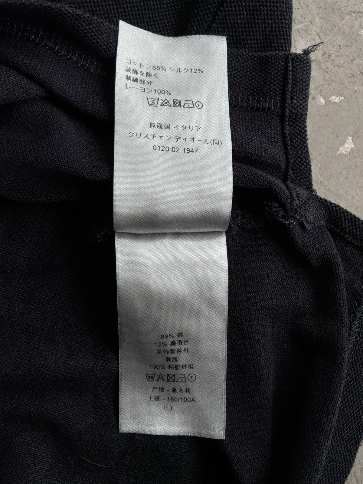 Dior Spellout Embroidered Polo