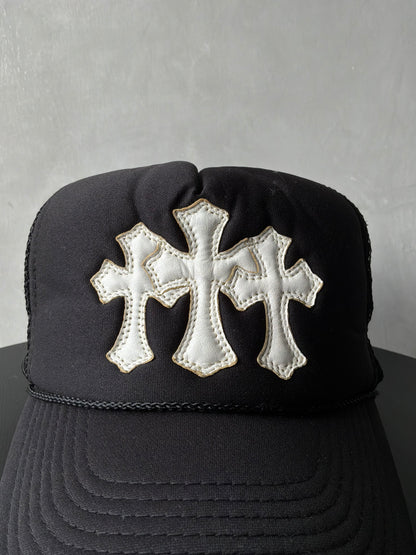 90s Chrome Hearts Cemetery Trucker Hat
