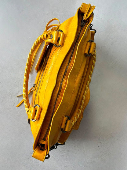 Balenciaga Le First Mustard Lambskin Bag