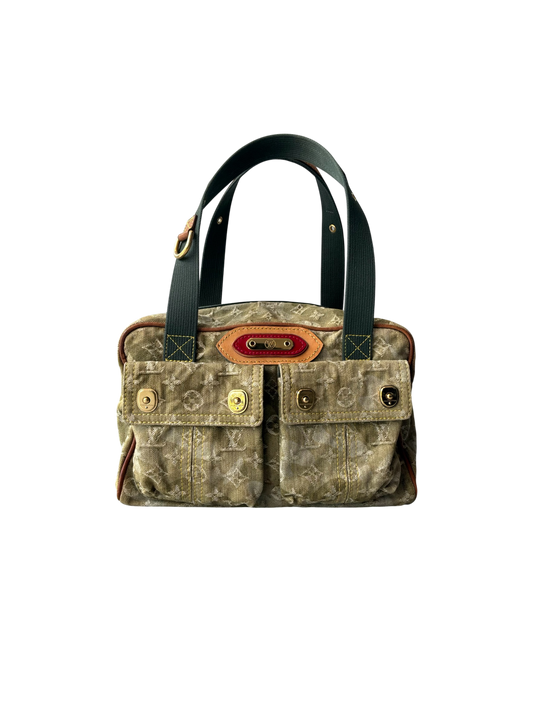Louis Vuitton x Murakami Monogramouflage Denim Jasmin Bag
