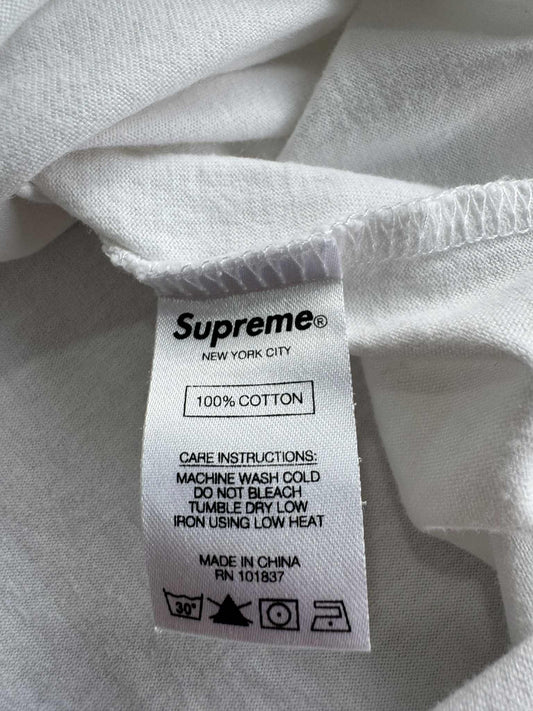 Supreme Floral Logo Script Tee