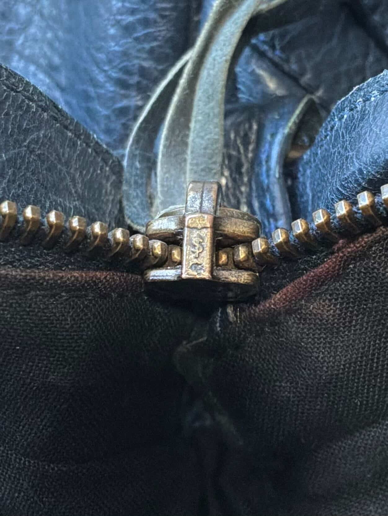 Balenciaga Le First Navy Lambskin Bag