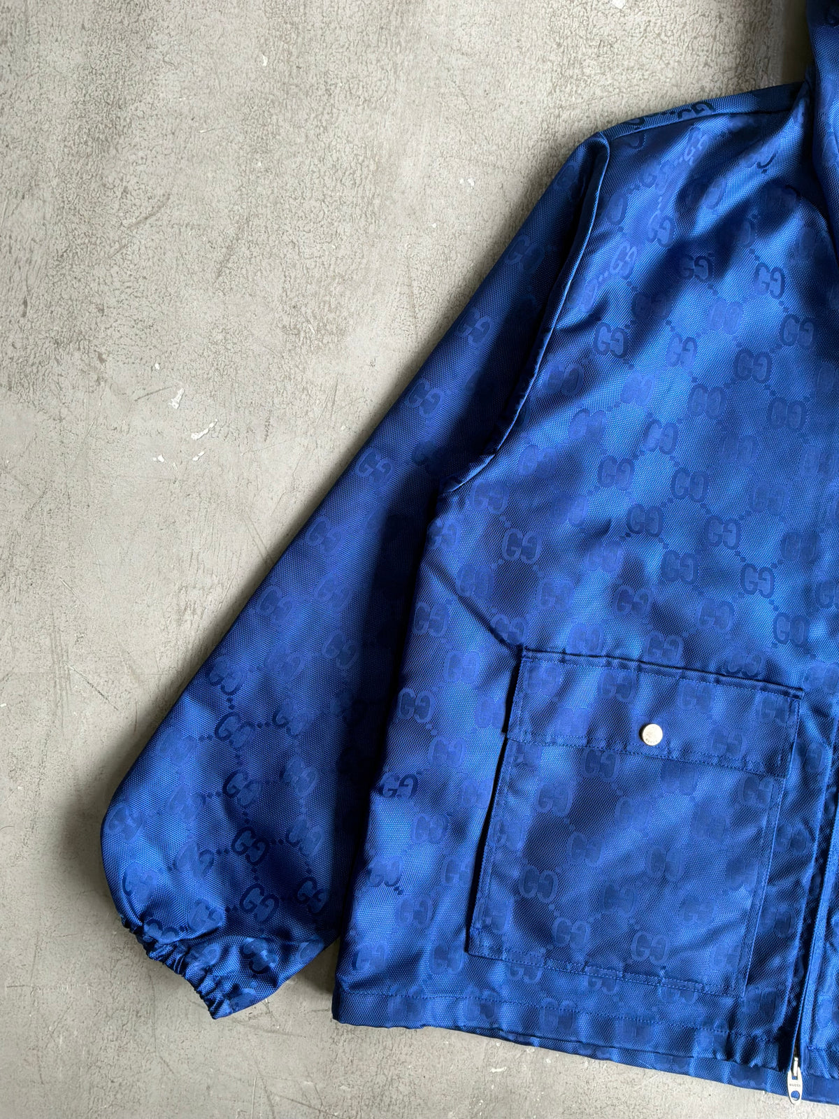 Gucci GG Blue Monogram Windbreaker