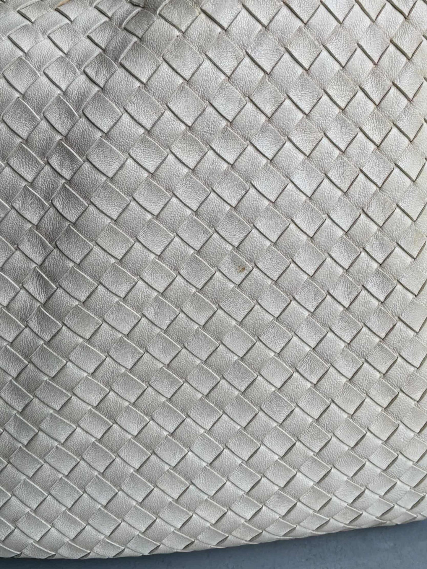 Bottega Veneta Intrecciato Cream Hobo Bag