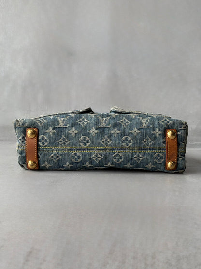 Louis Vuitton Denim Monogram PM Shoulder Bag