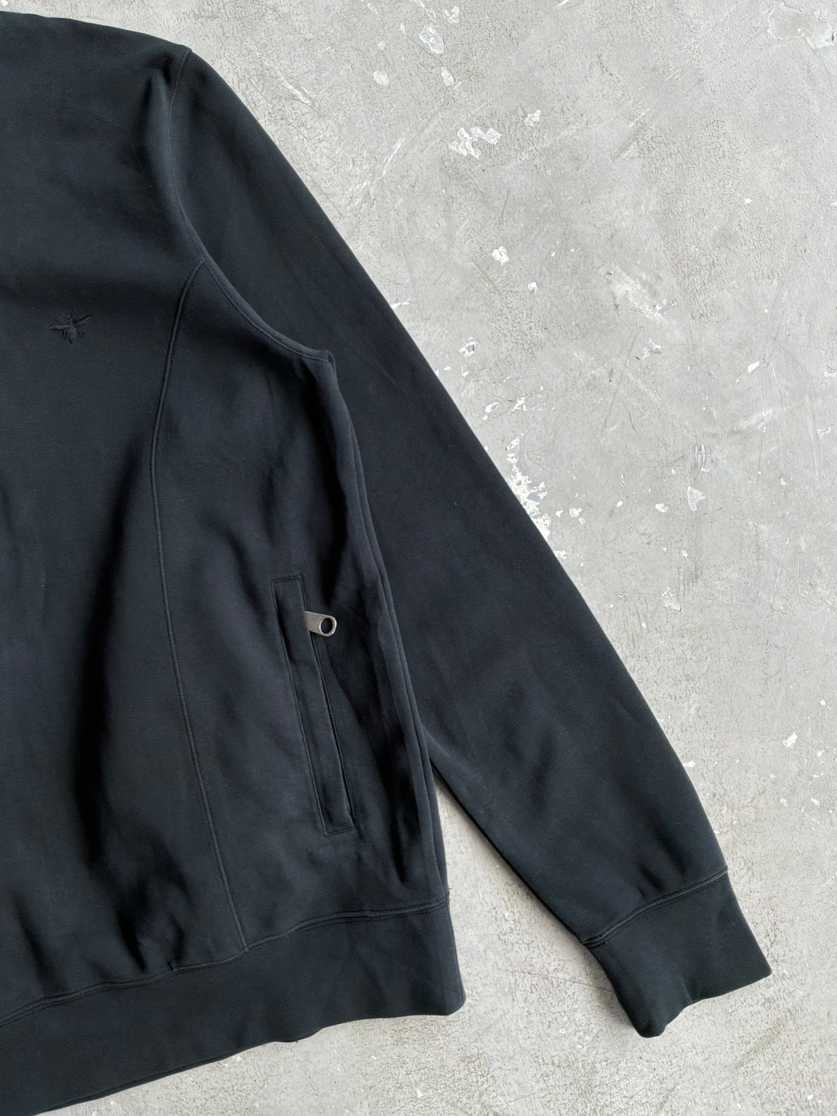 Dior Bee Logo Half Zip Crewneck