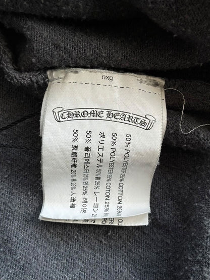 2000s Chrome Hearts T Bar Zip Hoodie