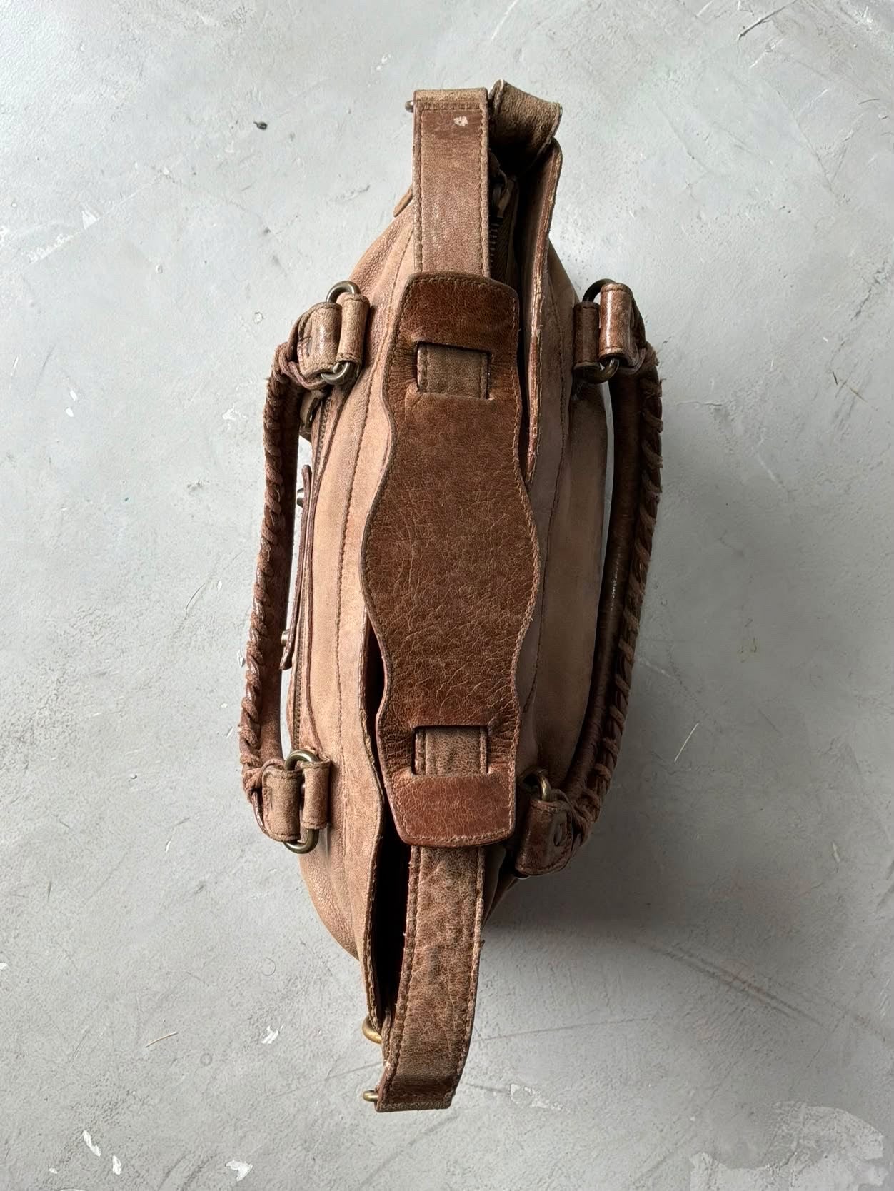 Balenciaga Le First Lambskin Brown Bag