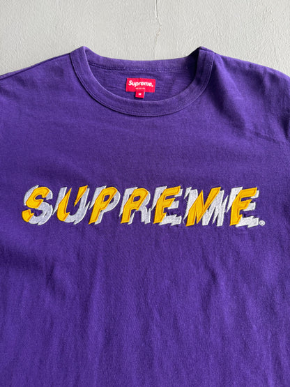 Supreme embroidered script tee