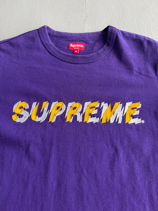 Supreme embroidered script tee