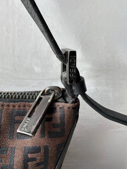 Fendi Brown Monogram Boat Bag