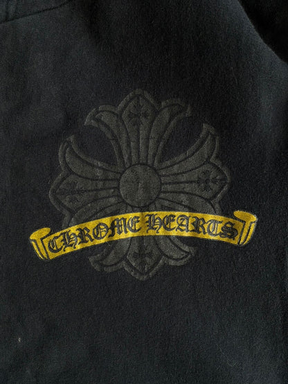 90’s Chrome Hearts Cracked Horseshoe Zip Hoodie