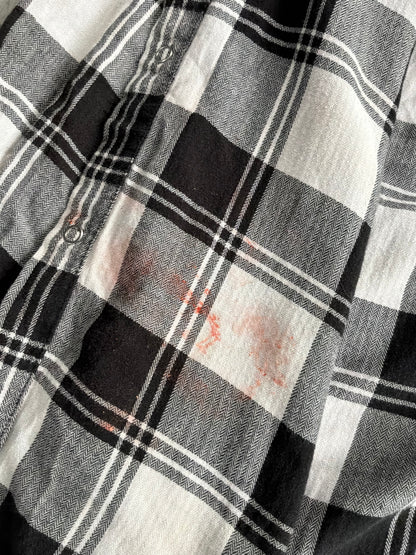 Saint Laurent Paris Checkered Flannel