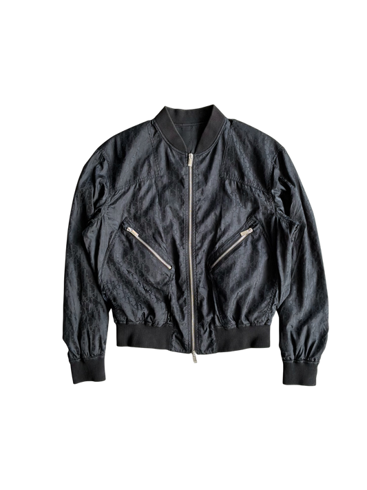Dior Black Oblique Bomber Jacket