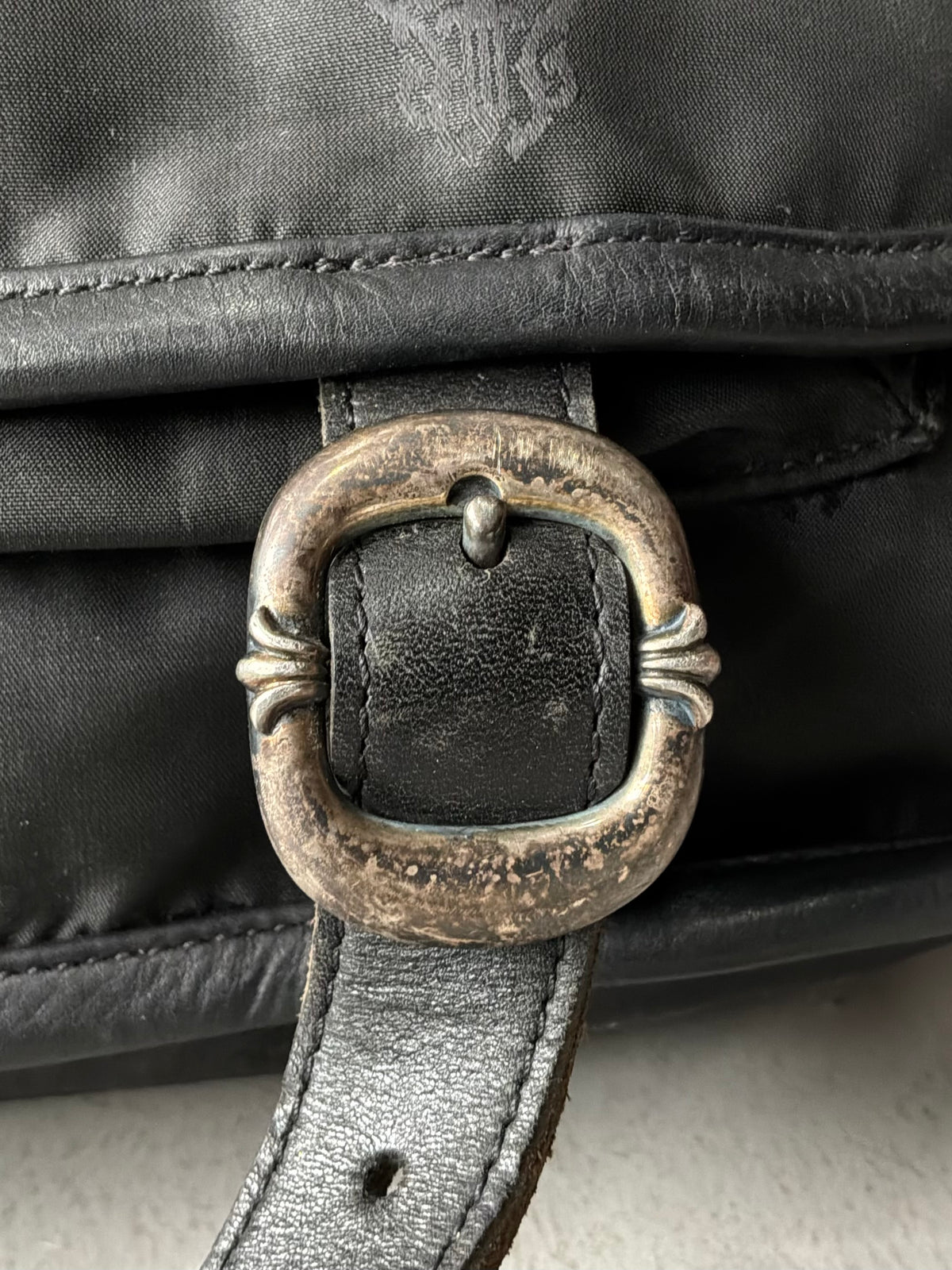 Chrome Hearts Nylon Mono Gunslinger Strap Messenger Bag