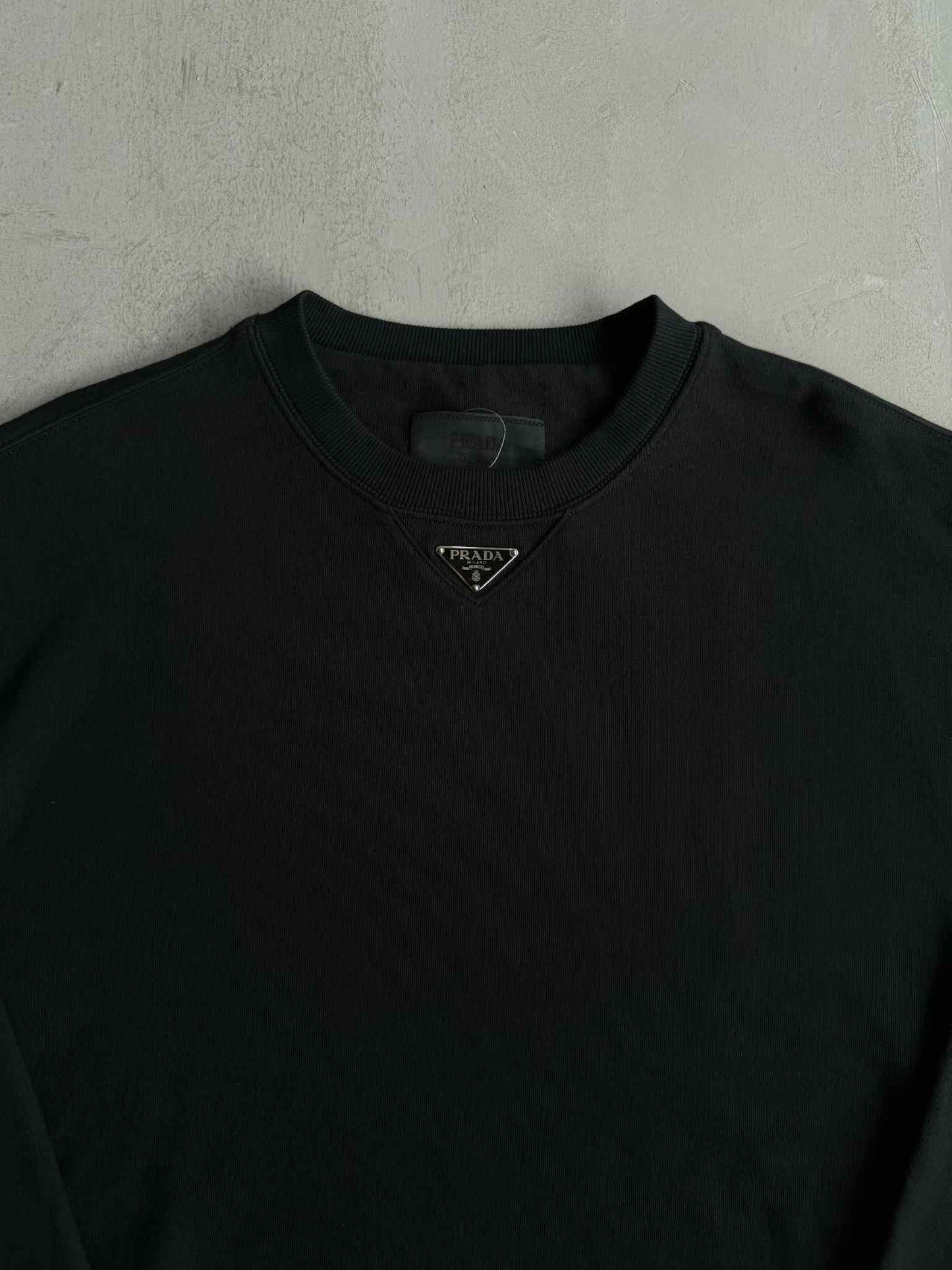 Prada Emblem Crewneck