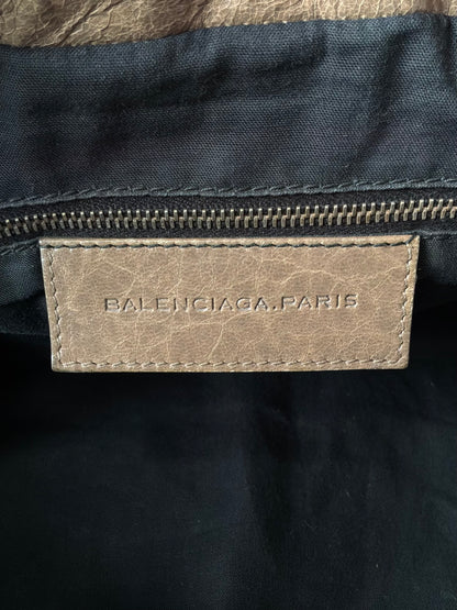Balenciaga Part Time Taupe on Bronze Giant 12 Lambskin Bag