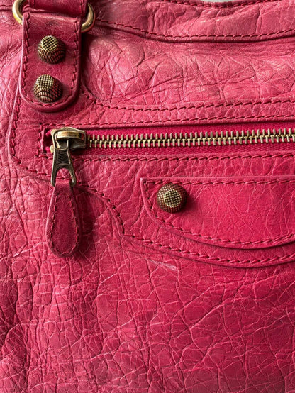 Balenciaga City Classic Pink Lambskin