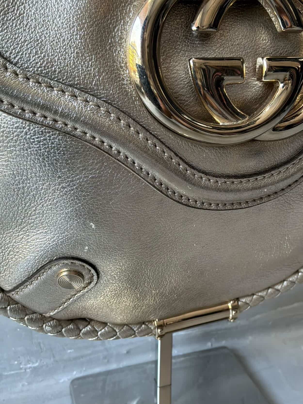 Gucci Metallic Fringe Handbag