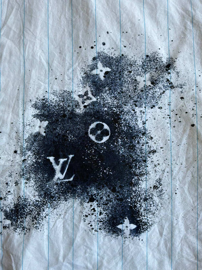 Louis Vuitton Stripped Monogram Polo