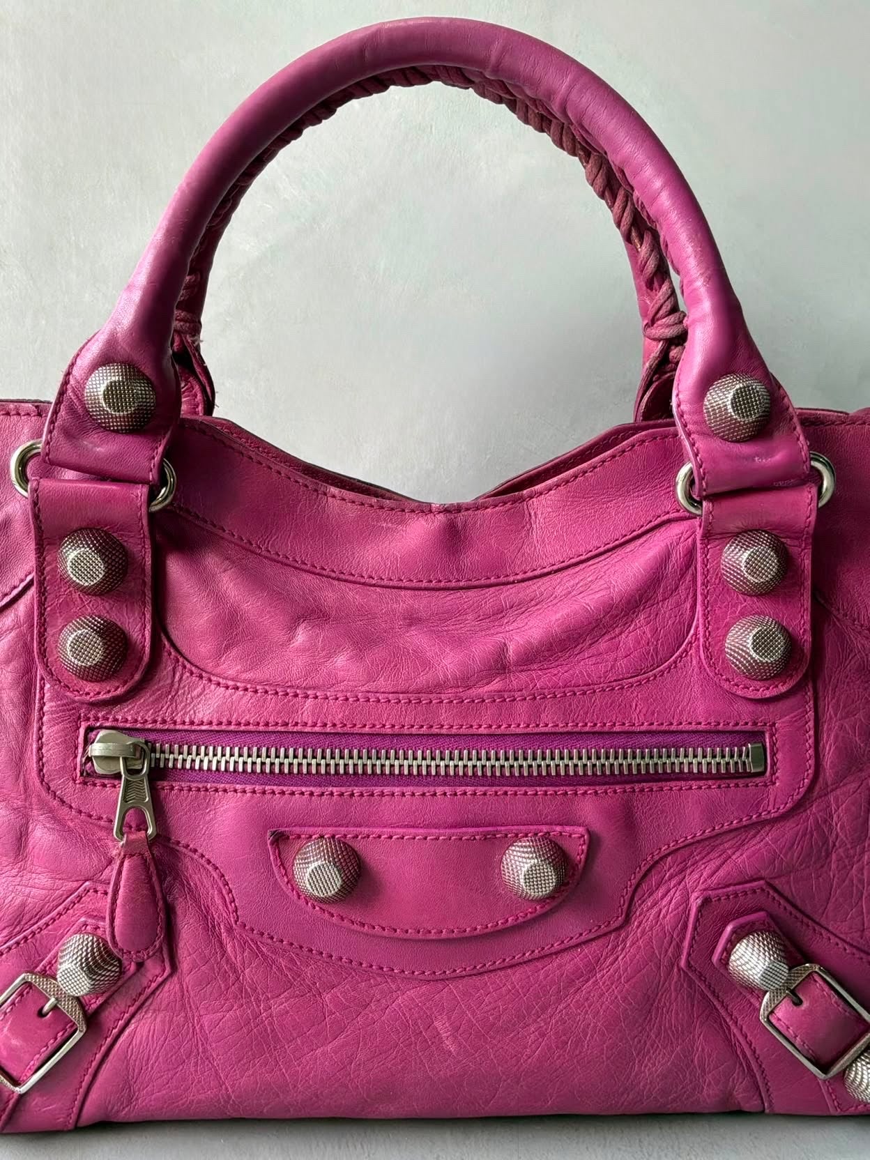 Balenciaga City Giant 21 Purple/Pink Lambskin Bag