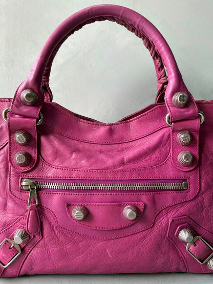 Balenciaga City Giant 21 Purple/Pink Lambskin Bag