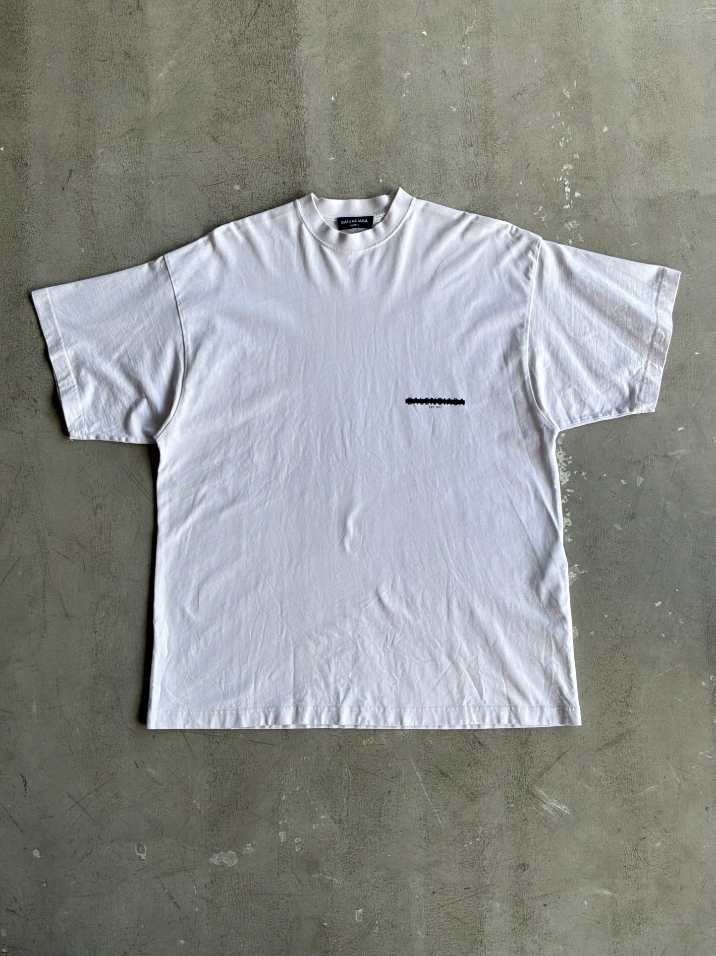 Balenciaga Strike Logo Mullet Tee