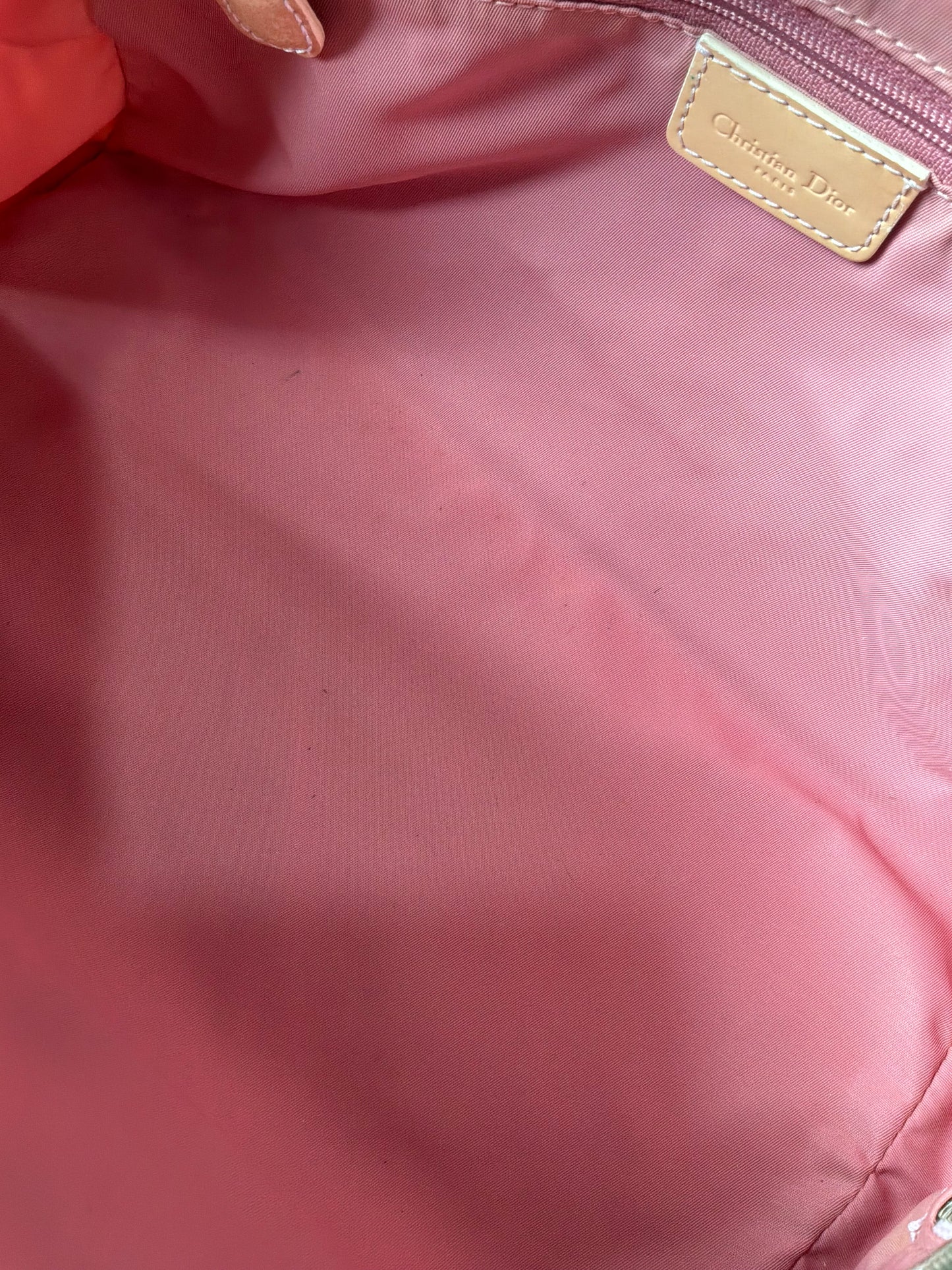 Dior Pink Trotter Flower Boston Bag