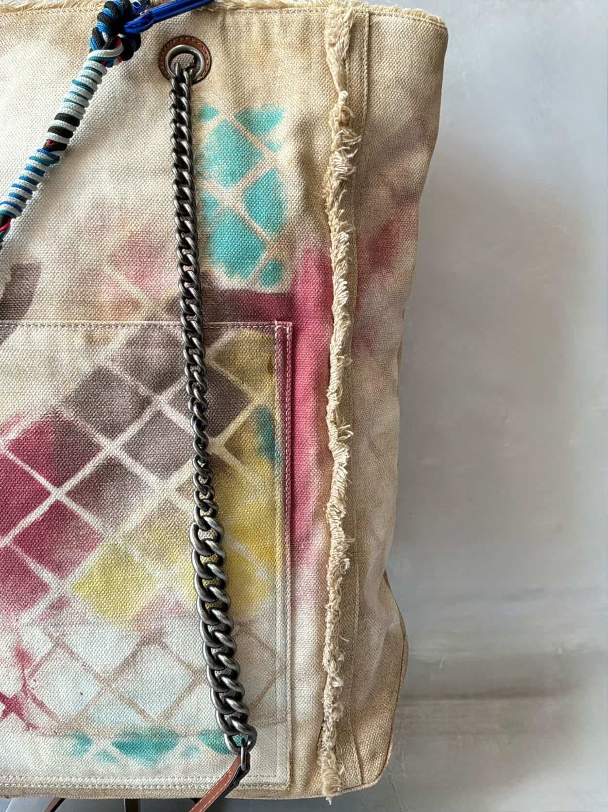 2014 Chanel Art School Graffiti Tote Bag