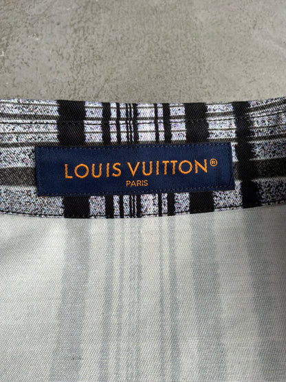 Louis Vuitton FW23 Blurry Vision Landscape Check Jacket