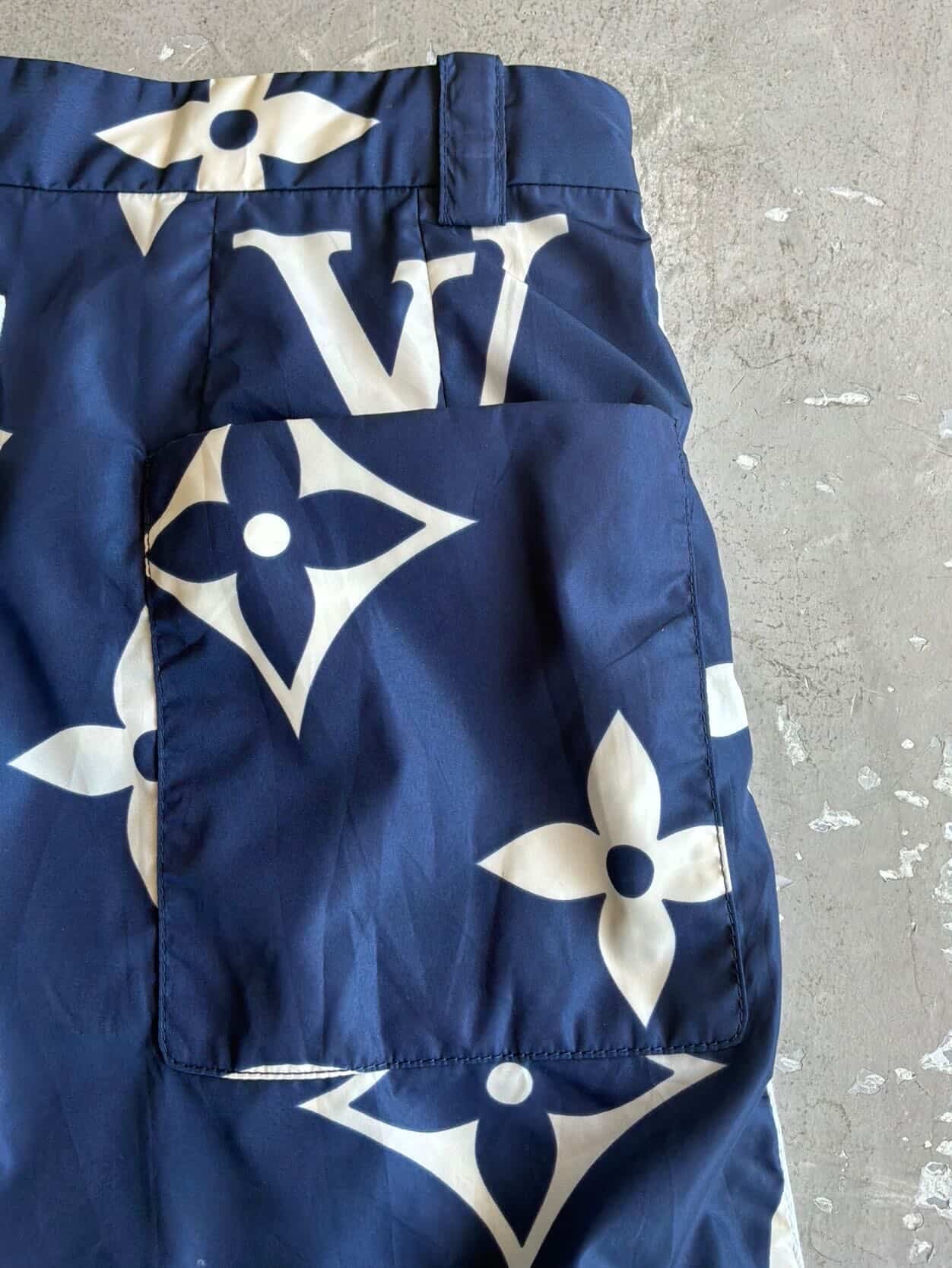 Louis Vuitton Women’s Big Monogram Nylon Shorts