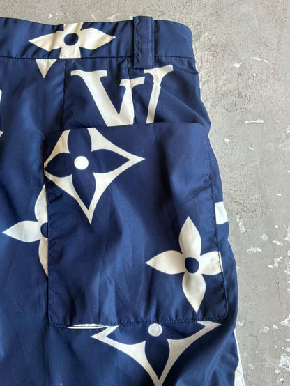 Louis Vuitton Women’s Big Monogram Nylon Shorts