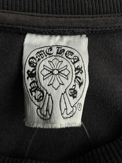 Chrome Hearts Rolling Stone Floral Horseshoe Longsleeve Shirt