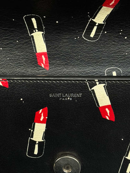 Saint Laurent Paris Lipstick Flap Chain Shoulder Bag