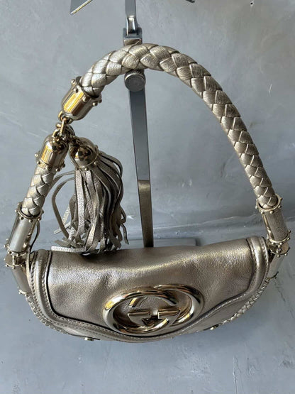 Gucci Metallic Fringe Handbag