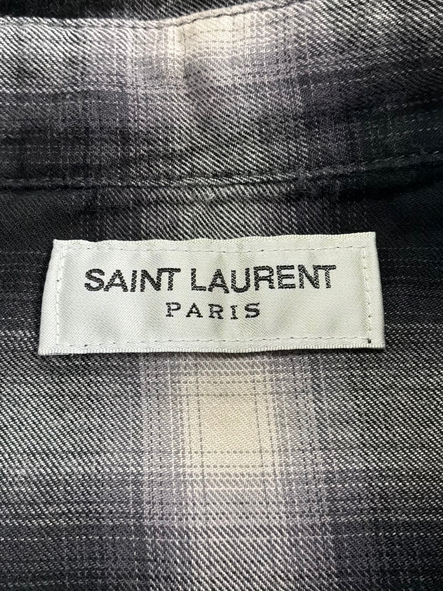 Saint Laurent Paris Flannel