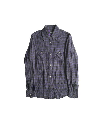 Vintage Chrome Hearts Fleur Cross Patch Flannel