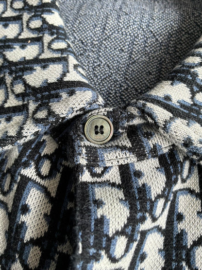 Dior Oblique Monogram Longsleeves Polo