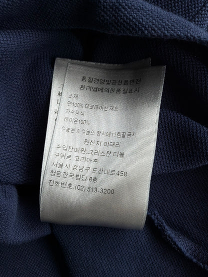 Dior Icon Logo Navy Polo Shirt
