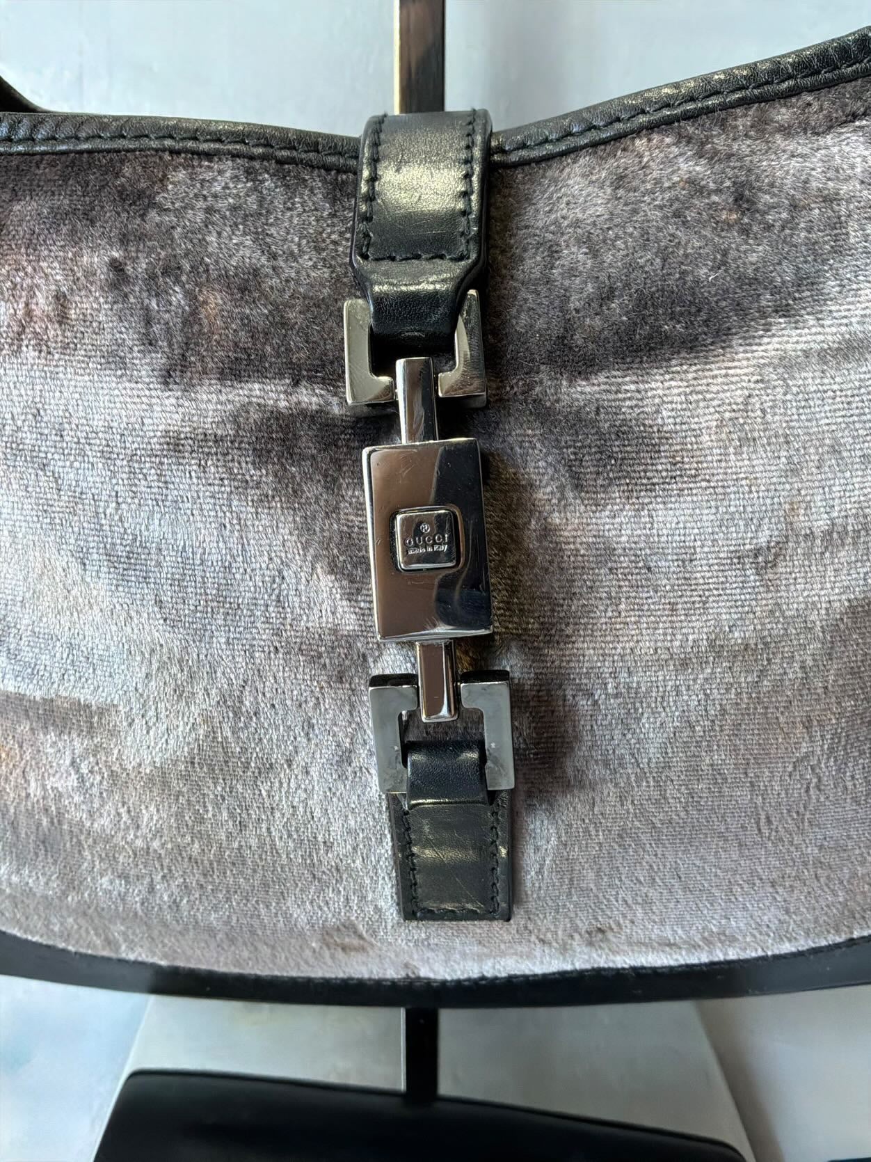 Gucci Tom Ford Era Velvet Jackie Bag