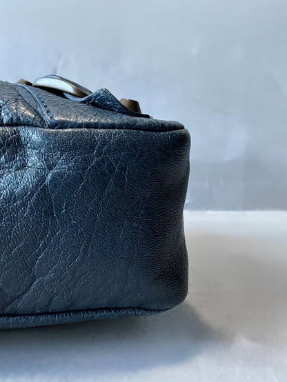 Balenciaga Le First Navy Lambskin Bag