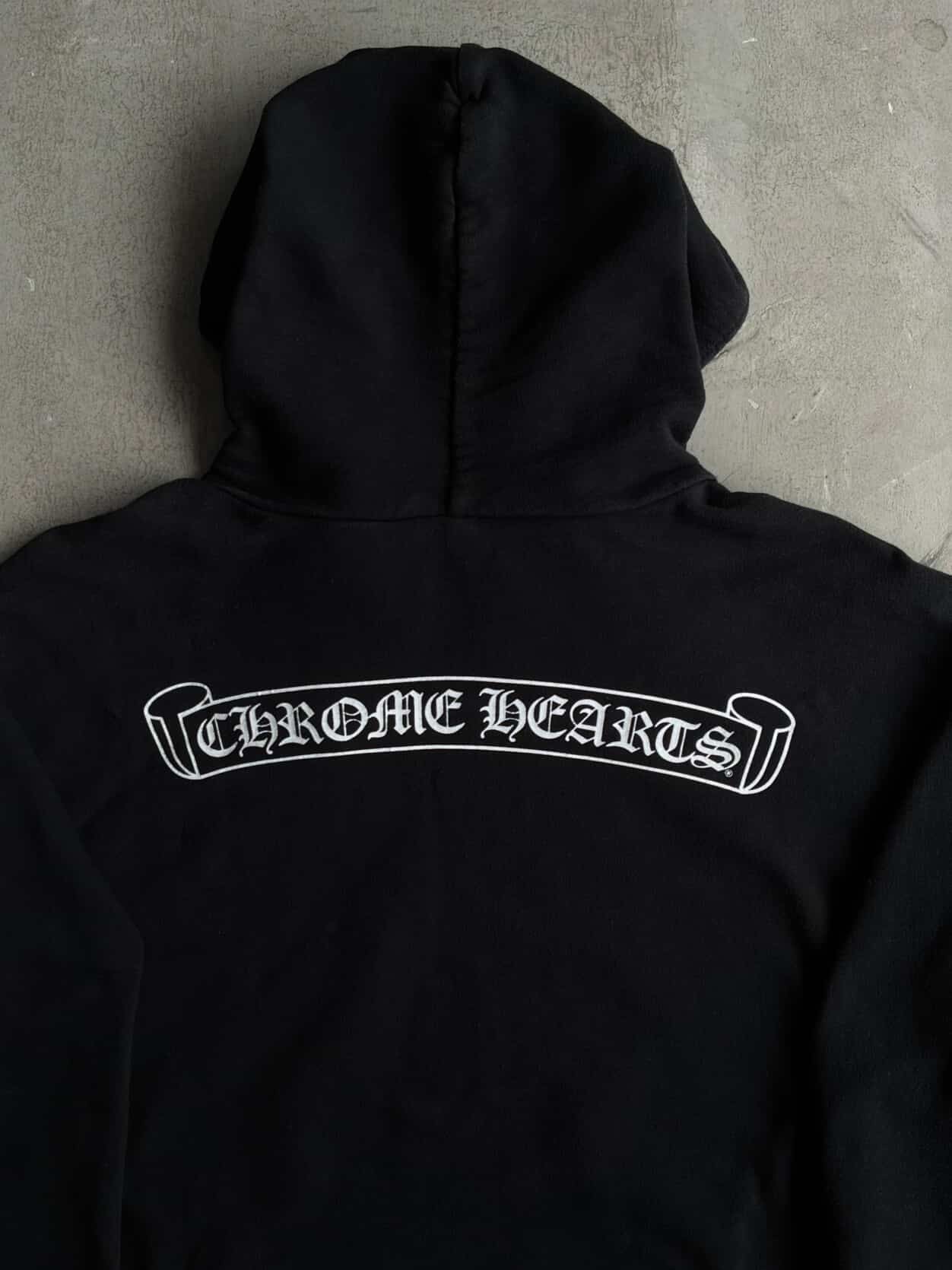 Chrome Hearts Scroll logo Pullover Hoodie