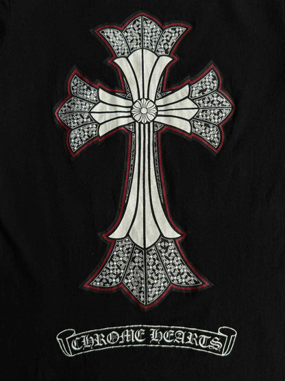 90’s Womens Chrome Hearts Double Cross Tee