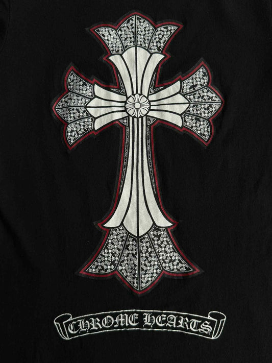 90’s Womens Chrome Hearts Double Cross Tee