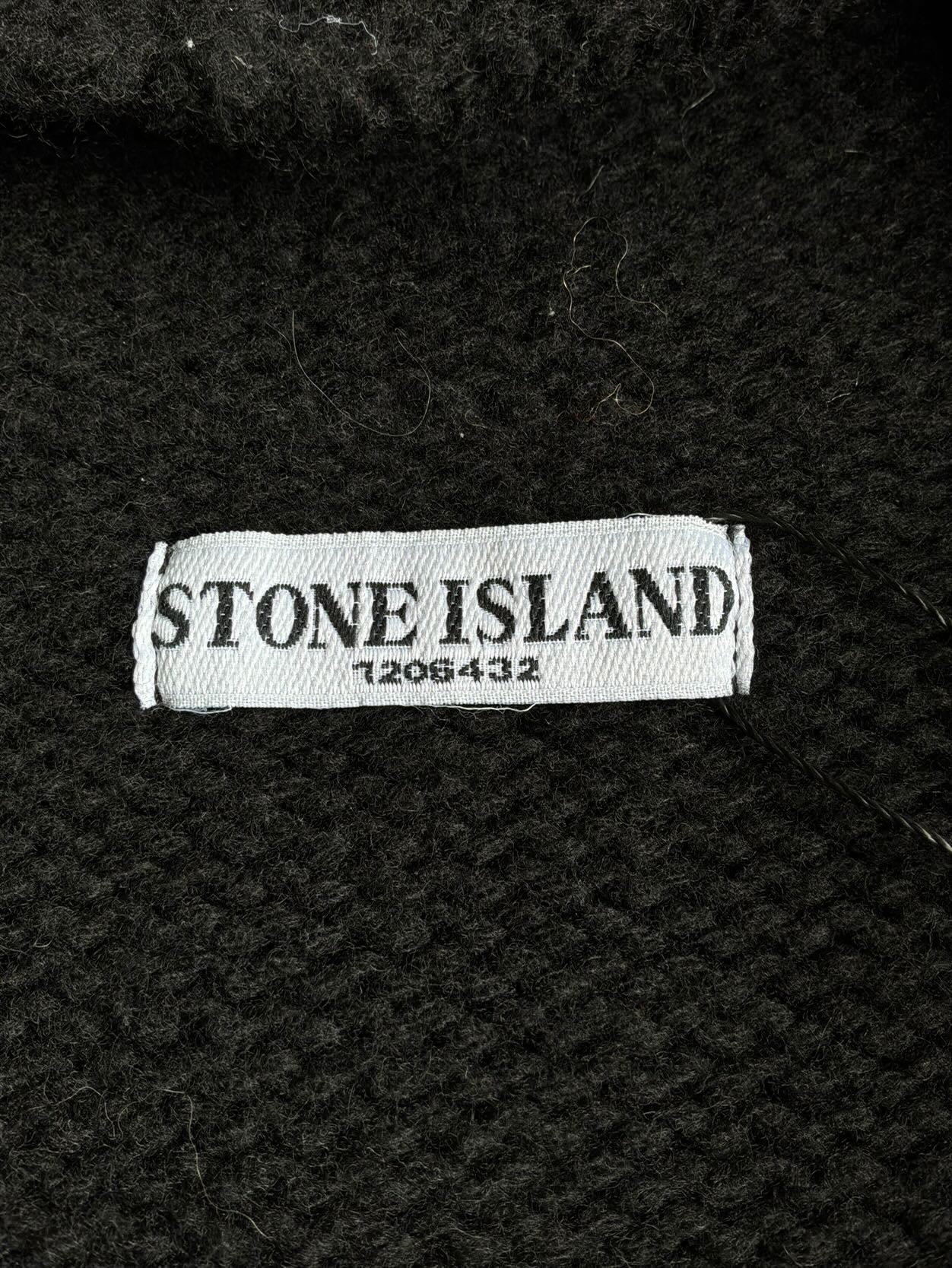 90s Stone Island Knit Zip Hoodie