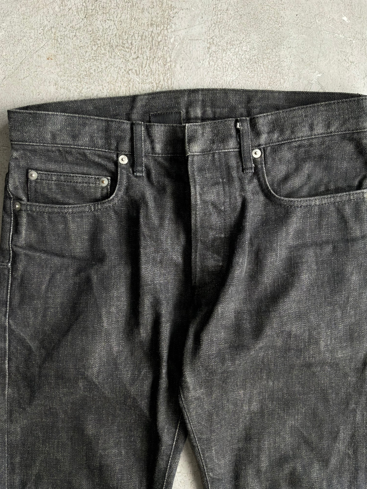 Dior Homme Hedi Slimane  Slim Straight Raw Denim Jeans